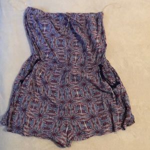 Fun Summer Strapless Romper